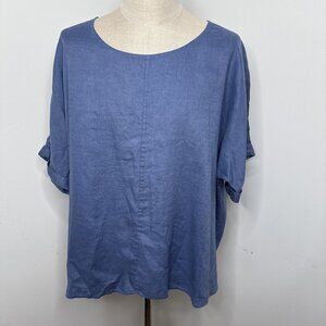 J. Jill Blue Tunic Top